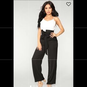 FASHION NOVA- She’s so Lucky Jumpsuit
